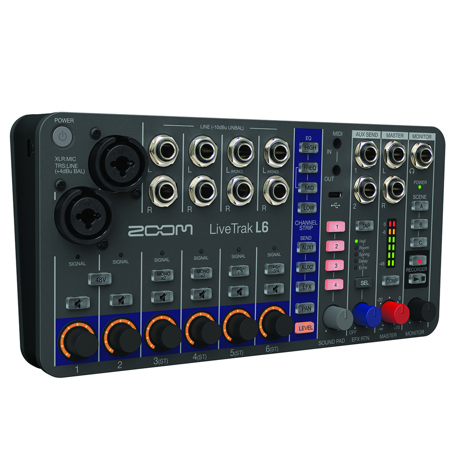 Amazon.com: Zoom LiveTrak L6 Digital Mixer/Recorder, Battery