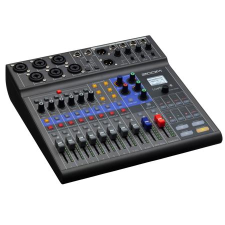 Zoom LiveTrak L-8 8-Ch Mixer & Multitrack Recorder w/4x BP40 Mic