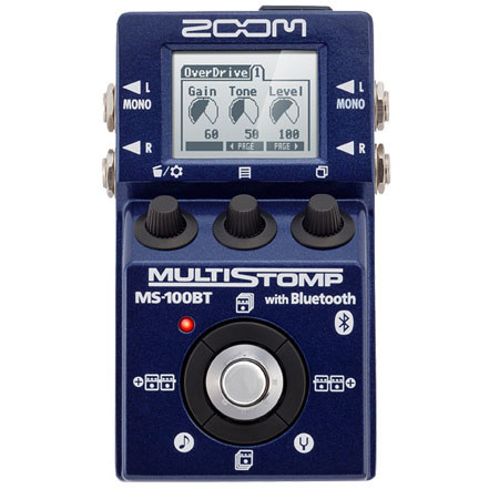 Zoom MS-100BT MultiStomp Guitar Pedal with Bluetooth