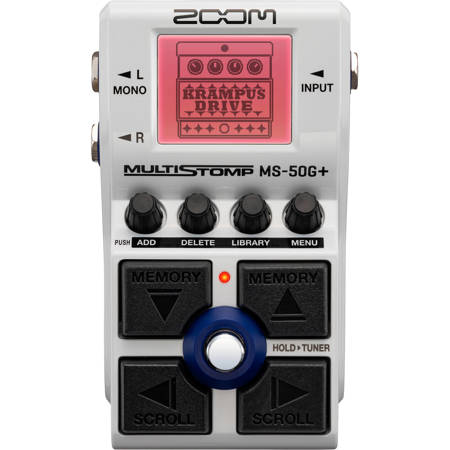 ZOOM MULTISTOMP MS-50G＋ Zoom MS-50G+ Digital MultiStomp Pedal for Guitar ZMS50GPLUS