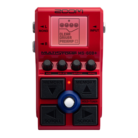 Zoom MS-60B+ Analog MultiStomp Bass Effects Pedal