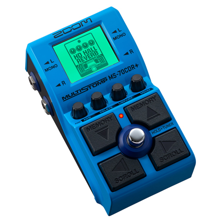 Zoom MS-70CDR+ MultiStomp Chorus/Delay/Reverb Pedal ZMS70CDRPLUS