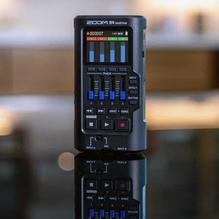 Zoom R4 MultiTrak 32-Bit Float Handheld Recorder ZR4 - Adorama