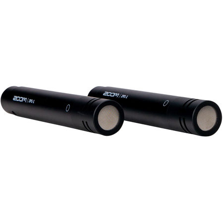 Zoom ZPC-1 Cardioid Condenser Pencil Microphone, Pair, Black