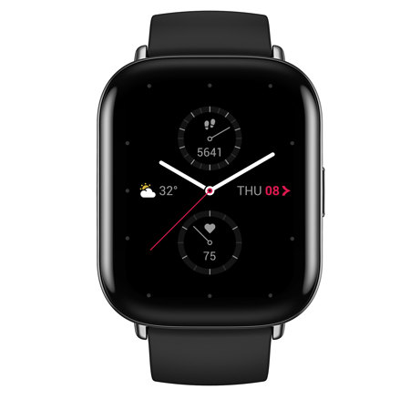 Zepp 42mm E Square Stylish Smartwatch, Onyx Black