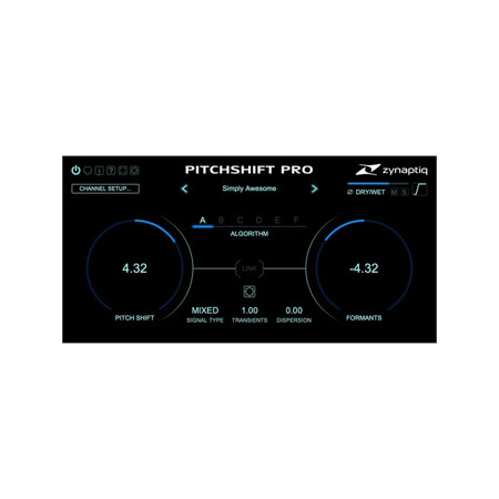 Zynaptiq PITCHSHIFT PRO Pitch Processor Plug-In, Download