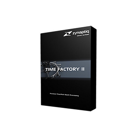 Zynaptiq TIME FACTORY II Precision Time/Pitch Batch Processing Plug-In, Download