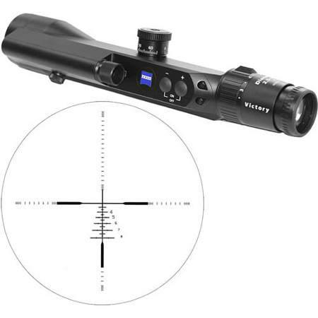 Zeiss 2.5-10x50 Victory Diarange T Illuminated Rapid-Z 800 Reticle Riflescope