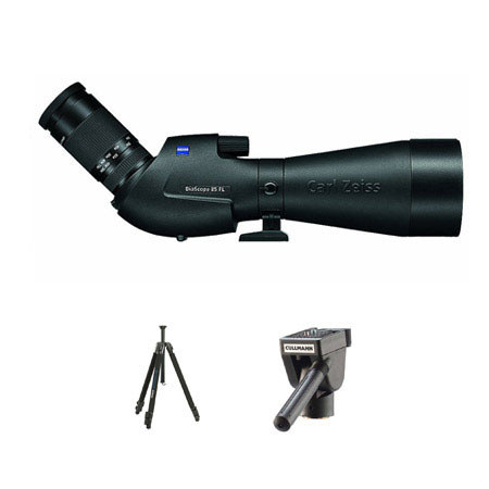 Zeiss Diascope 85T*FL,85mm Angled Scope w/20-60x EP, Bundle w/Cullmann Tripod/Hd