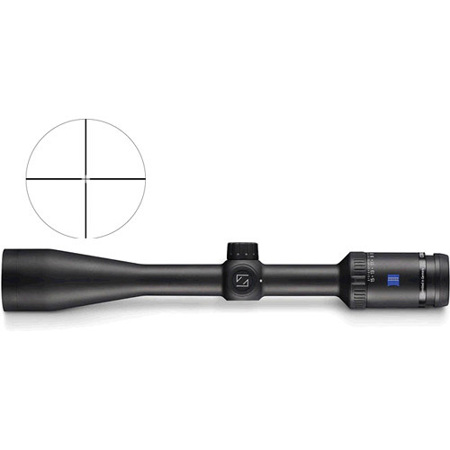 Zeiss 3-15x42 Conquest HD5 Riflescope, #20 Plex Reticle, 1" Center Tube
