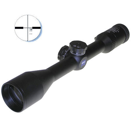 Zeiss 3.5 - 10x44mm MC Conquest Series Target Version Riflescope, Matte Black Finish with ZRF Reticle.