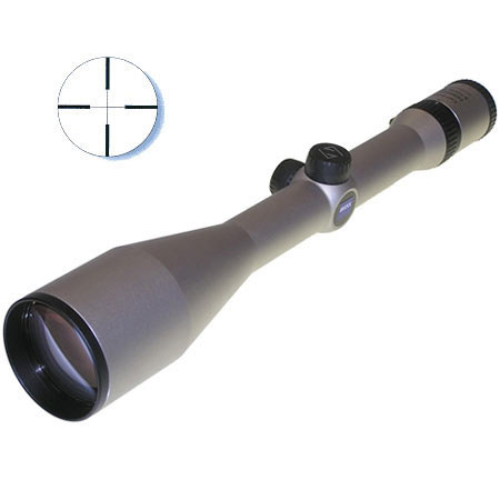 Zeiss 3 - 12x56mm MC Conquest Series Riflescope, Chrome Finish with #8 Magnifying Reticle, 30mm Tube