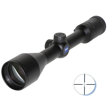 Zeiss 3-9x50mm MC Conquest Series Riflescope, Matte Black Finish with Z Plex Reticle & Turret Adjustable Objective.