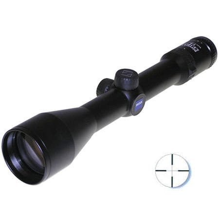 Zeiss 2.5 - 10x50mm T* Diavari V-Series Riflescope, Matte Black Finish with #8 Reticle, 30mm Tube, "V" Without Rail.