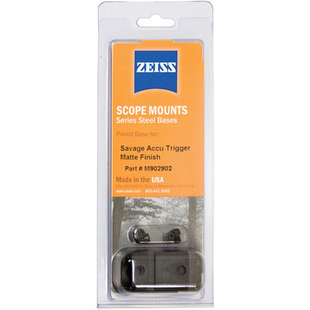 Zeiss Victory 2 Piece Mounting Base for Savage Accu-Trigger Models, Matte Black