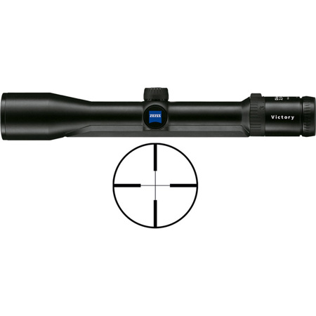 Zeiss 2.5-10x42mm Victory Diavari T* Riflescope, # 8 Reticle, 30mm Center Tube