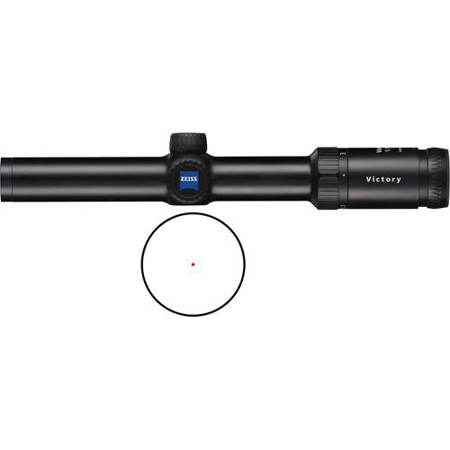 Zeiss 1.1-4x24mm T* Victory Varipoint Riflescope, Illum. #0 Reticle, 30mm Tube