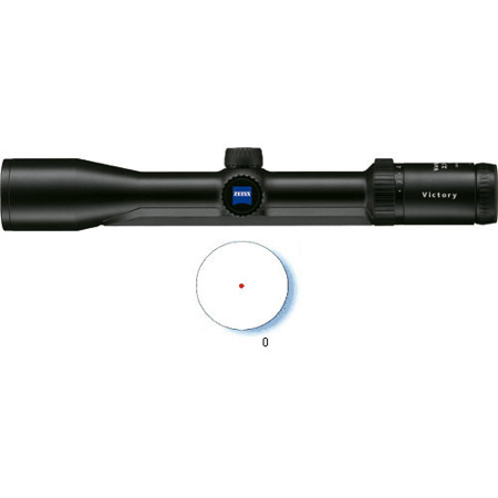 Zeiss 2.5-10x42mm T* Victory Varipoint Riflescope, Illum #0 Reticle, 30mm Tube