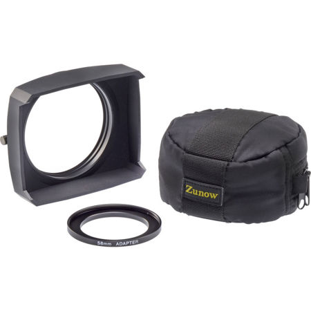 Zunow WCX-85 Compact 4K Wide Conversion Lens + R62+R58