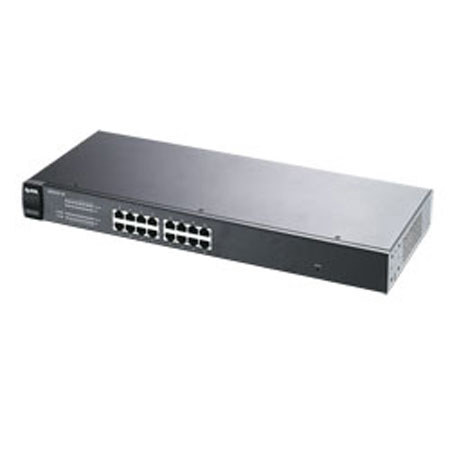 ZyXEL GS1510-16 Fanless 16 Port 10/100/1000 Mbps Switch