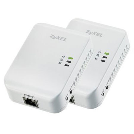 ZyXEL PLA401V3KIT Powerline Network Adapter Kit, 2 Pack