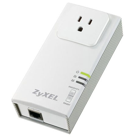ZyXEL PLA407 Powerline Pass Through Ethernet Adapter