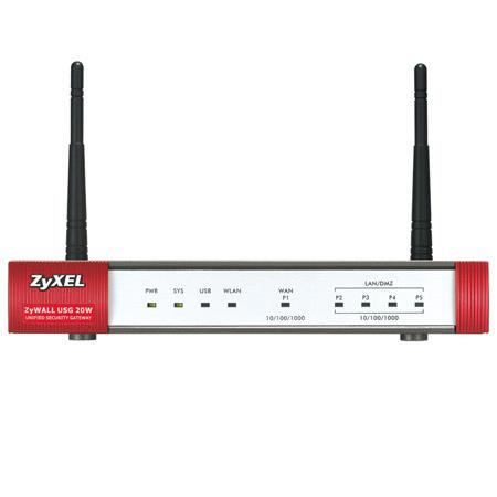 ZyXEL ZyWALL USG20W Port Soho Security Firewall, 2 VPNs