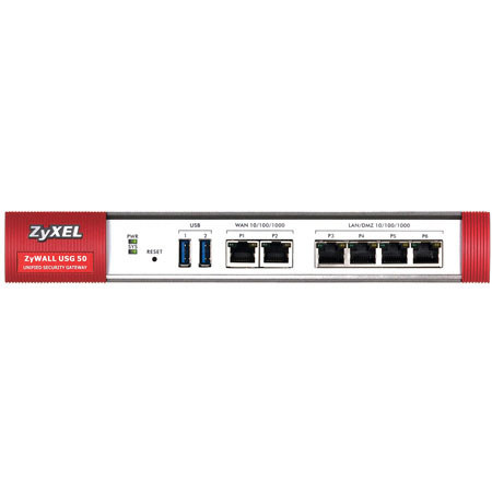 ZyXEL ZyWALL USG50 Total Security Gateway with 5 VPNs
