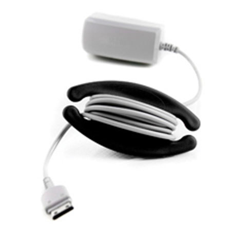 Bobino Cord Wrap,Medium,Black,f/Cellphone Adpt,USBwires