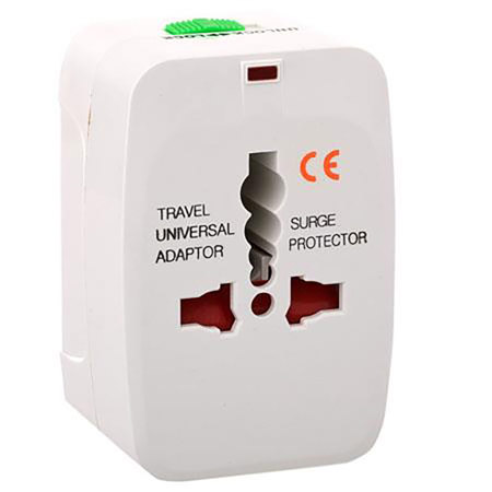 Adorama All In One Travel Plug Adapter for Europe Asia and Middle East