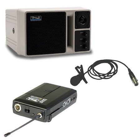 lapel mic with speaker