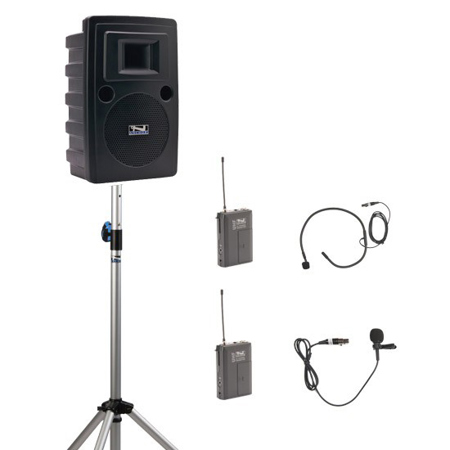 wireless collar mic with speaker