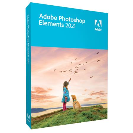 Adobe Photoshop Elements 2021 Software for Mac/Windows, DVD & Download