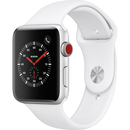 apple watch series 3 42mm white sport band