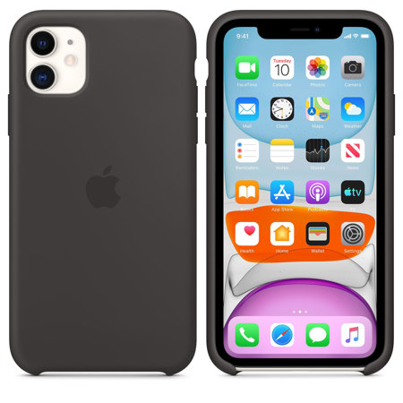 Apple Silicone Case For Iphone 11 Black Mwvu2zm A Adorama