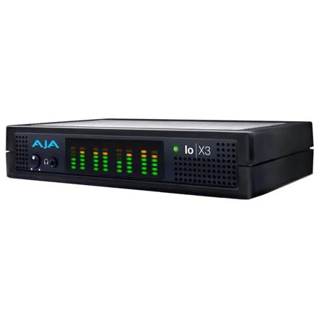 AJA Io X3 Multi-Channel 2K Audio and Video I/O Capture Device with