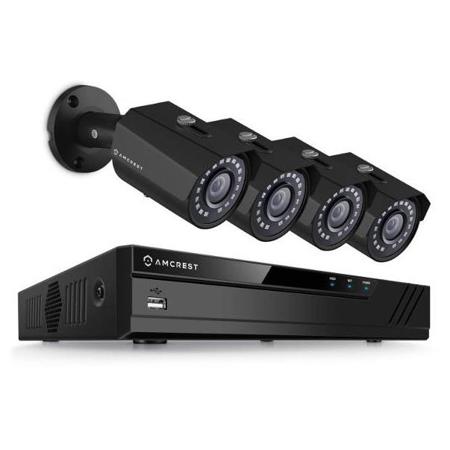 Amcrest Prohd 4 Channel 2mp Poe Video Security System Nvr 4x
