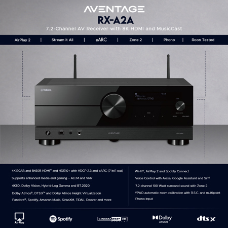 YAMAHA AVENTAGE RX-A2A AVアンプ ヤマハ | RX-A2A - AVアンプ - 概要