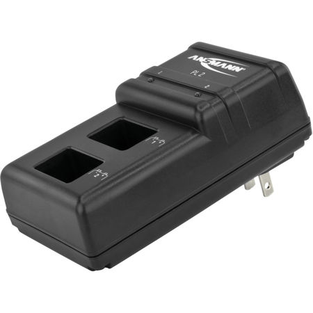 Ansmann Powerline 2 Plug-In Battery Charger for Rechargeable Batteries