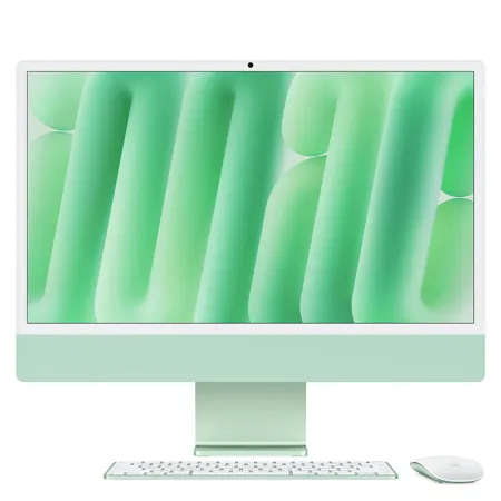 Apple iMac 24" with Retina 4.5K, M4 with 10-Core CPU & 10-Core GPU, Late 2024, Green 16GB 1TB SSD Gigabit Ethernet MagicKeyboard w/TouchID & Numeric Key Nano-Texture Display