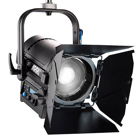 Arri L7-C 7" LED Fresnel with Hybrid Cooling, Pole Operated, Black L1
