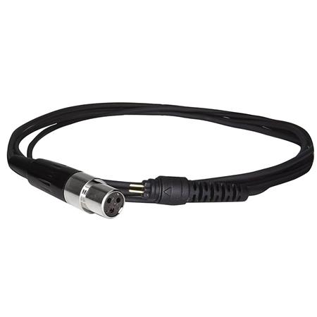 Airwave Technologies Replacement Detachable Cable for HSD-SLIMLINE+ &  TITANIUM Microphones, T3 Compatible, Black