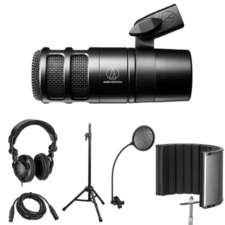 Audio-Technica AT2040 Hypercardioid Microphone with Accessories