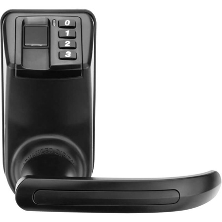 Barska Biometric Security Door Lock Reversible Handle Black Ea12442