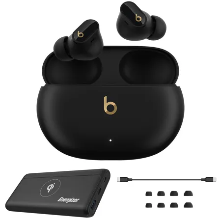 Beats by Dr. Dre Beats Studio + Buds Earbuds, Black/Gold w