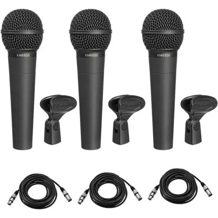 Behringer ULTRAVOICE XM8500 Dynamic Cardioid Microphone w/25' XLR
