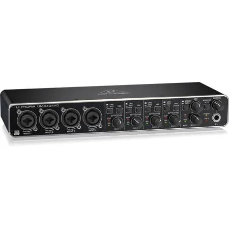 Behringer U-PHORIA UMC404HDオーディオインターフェイス behringer-umc404hd-4x4-usb-