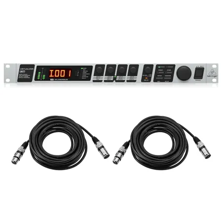 Behringer Virtualizer 3D FX2000 Multi-Engine Effects Processor, 2x 25' XLR Cable