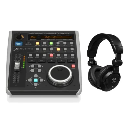 Behringer X-TOUCH ONE Universal Control Surface with Motor Fader, w/Headphones