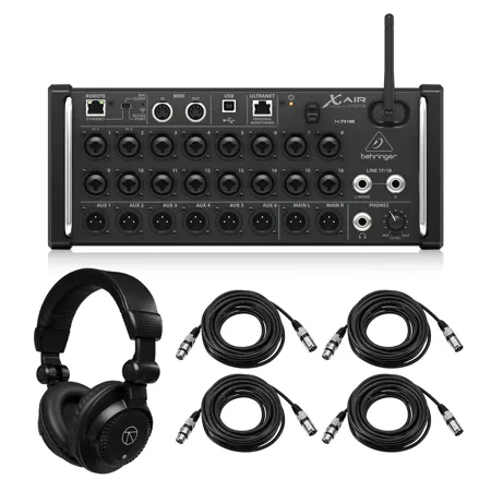 Behringer XAir XR18 18-Ch 12-Bus Wireless Digital Mixer for iPad/Android Tablet